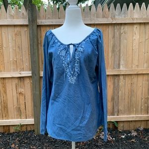 Vintage Faded Glory Denim Top